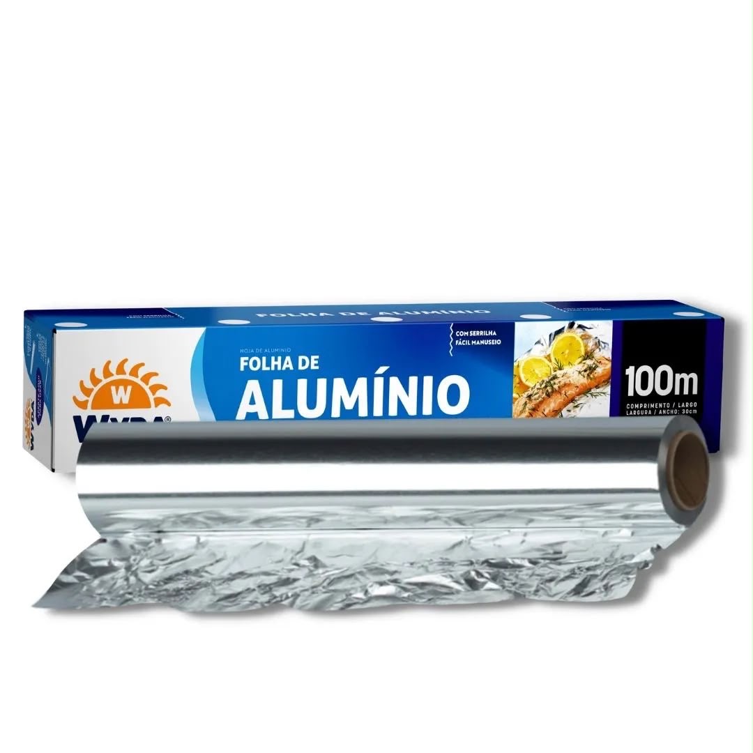 Papel Aluminio Wyda 30cmx100mts.
