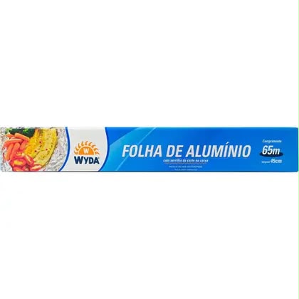 Papel Aluminio Wyda 45cmx65mts.
